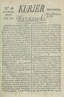 Kurjer Warszawski. 1825, Nro 96 (23 kwietnia)