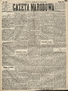 Gazeta Narodowa. 1881, nr 83