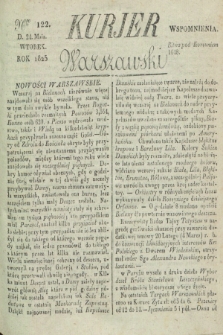 Kurjer Warszawski. 1825, Nro 122 (24 maja)