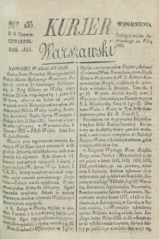 Kurjer Warszawski. 1825, Nro 135 (9 czerwca)