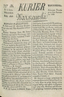 Kurjer Warszawski. 1825, Nro 156 (3 lipca)