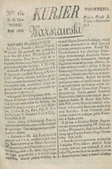 Kurjer Warszawski. 1825, Nro 164 (12 lipca)