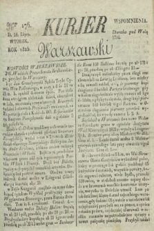 Kurjer Warszawski. 1825, Nro 176 (26 lipca)