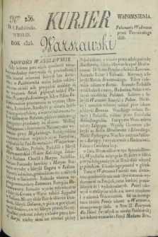 Kurjer Warszawski. 1825, Nro 236 (4 października)