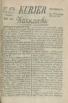 Kurjer Warszawski. 1825, Nro 278 (22 listopada)