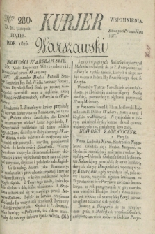 Kurjer Warszawski. 1825, Nro 280 (25 listopada)