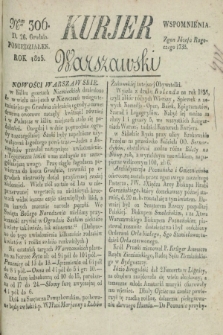 Kurjer Warszawski. 1825, Nro 306 (26 grudnia)