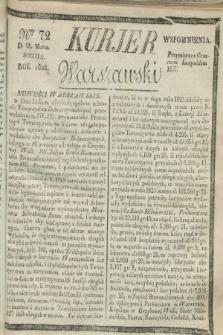 Kurjer Warszawski. 1826, Nro 72 (25 marca)