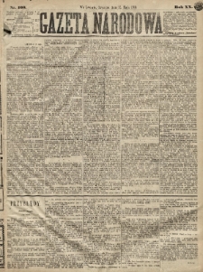 Gazeta Narodowa. 1881, nr 108
