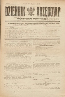 Dziennik Urzędowy Województwa Pomorskiego. 1925, nr 6/7