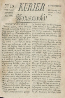 Kurjer Warszawski. 1827, Nro 10 (11 stycznia)