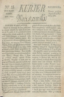 Kurjer Warszawski. 1827, Nro 15 (16 stycznia)