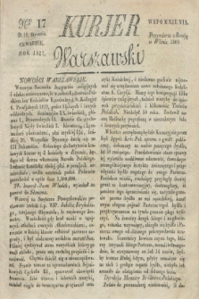 Kurjer Warszawski. 1827, Nro 17 (18 stycznia)