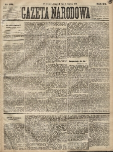 Gazeta Narodowa. 1881, nr 125