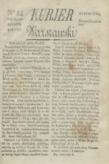 Kurjer Warszawski. 1827, Nro 24 (25 stycznia)