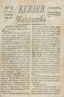 Kurjer Warszawski. 1827, Nro 37 (8 lutego)