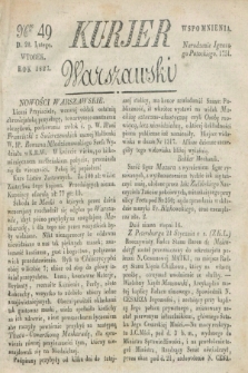 Kurjer Warszawski. 1827, Nro 49 (20 lutego)
