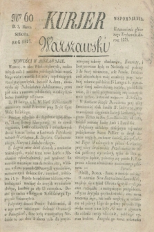 Kurjer Warszawski. 1827, Nro 60 (3 marca)