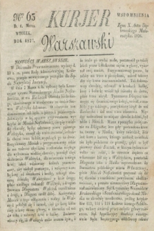 Kurjer Warszawski. 1827, Nro 63 (6 marca)