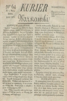 Kurjer Warszawski. 1827, Nro 64 (7 marca)
