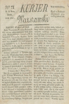 Kurjer Warszawski. 1827, Nro 71 (14 marca)