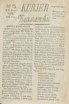 Kurjer Warszawski. 1827, Nro 73 (16 marca)