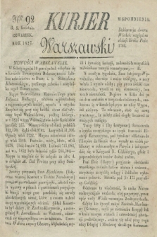 Kurjer Warszawski. 1827, Nro 92 (5 kwietnia)