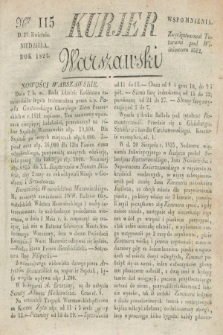Kurjer Warszawski. 1827, Nro 115 (29 kwietnia)