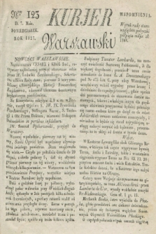 Kurjer Warszawski. 1827, Nro 123 (7 maja)
