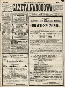 Gazeta Narodowa. 1881, nr 133
