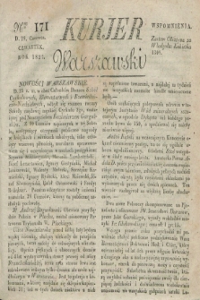 Kurjer Warszawski. 1827, Nro 171 (28 czerwca)