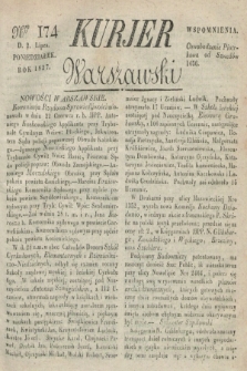 Kurjer Warszawski. 1827, Nro 174 (2 lipca)