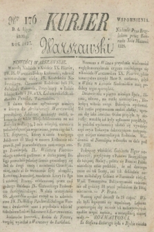 Kurjer Warszawski. 1827, Nro 176 (4 lipca)