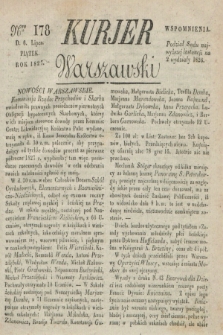 Kurjer Warszawski. 1827, Nro 178 (6 lipca)