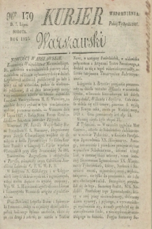 Kurjer Warszawski. 1827, Nro 179 (7 lipca)