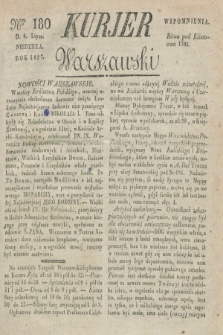 Kurjer Warszawski. 1827, Nro 180 (8 lipca)