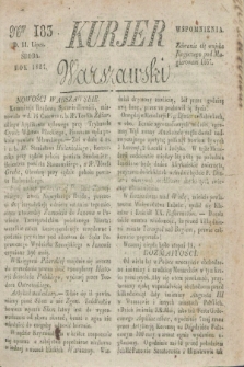 Kurjer Warszawski. 1827, Nro 183 (11 lipca)