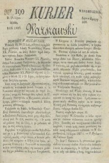 Kurjer Warszawski. 1827, Nro 190 (18 lipca)