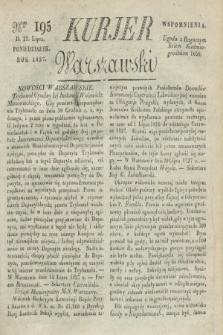 Kurjer Warszawski. 1827, Nro 195 (23 lipca)