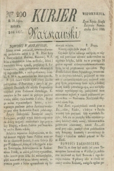 Kurjer Warszawski. 1827, Nro 200 (28 lipca)