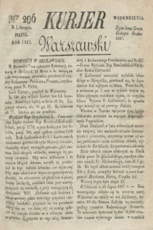 Kurjer Warszawski. 1827, Nro 206 (3 sierpnia)