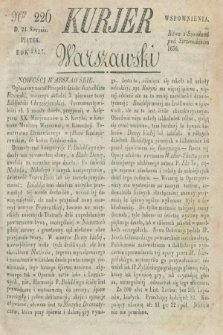 Kurjer Warszawski. 1827, Nro 226 (24 sierpnia)