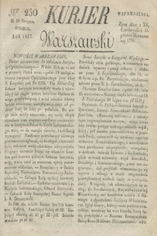 Kurjer Warszawski. 1827, Nro 230 (28 sierpnia)