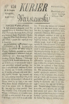 Kurjer Warszawski. 1827, Nro 232 (30 sierpnia)