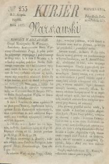 Kurjer Warszawski. 1827, Nro 233 (31 sierpnia)