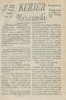 Kurjer Warszawski. 1827, Nro 237 (4 września)