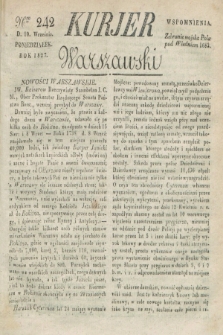 Kurjer Warszawski. 1827, Nro 242 (10 września)