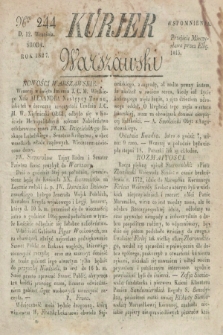 Kurjer Warszawski. 1827, Nro 244 (12 września)
