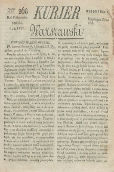 Kurjer Warszawski. 1827, Nro 268 (6 października)