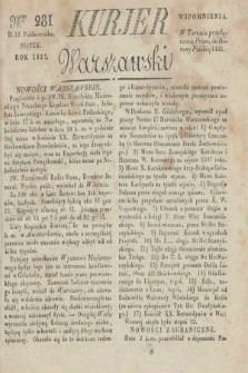 Kurjer Warszawski. 1827, Nro 281 (19 października)